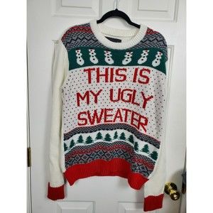 American Stitch Size Large Ugly Christmas Sweater